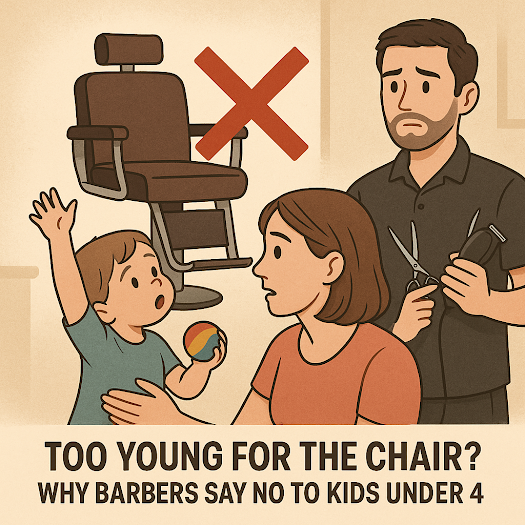 Why Barbers Shouldn't Cut Kids' Hair Under 4 — And What Parents Can Do Instead